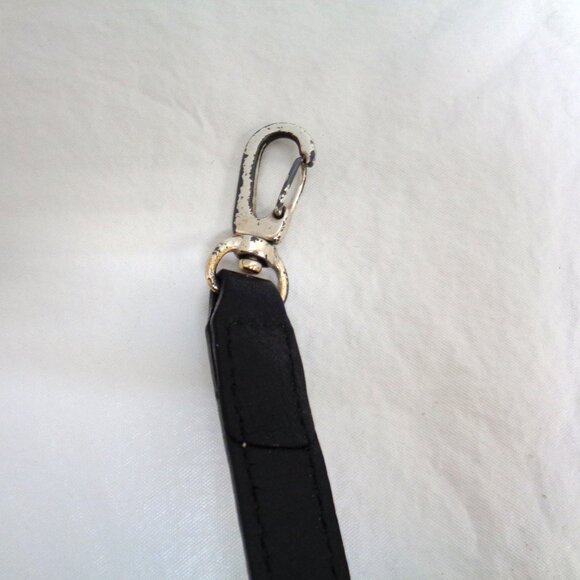 Brighton Straw and Black Leather Braided Handles Shoulder Bag Purse - Picture 12 of 12